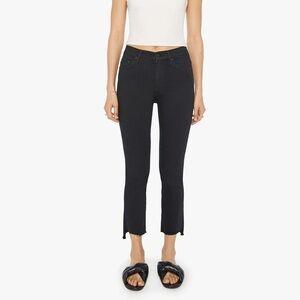 Mother The Insider Crop Step Fray Jeans